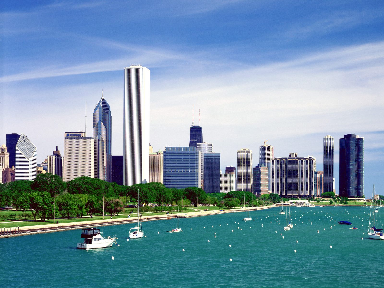 Lake Michigan Chicago Skyline356859909